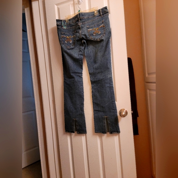 Apple Bottom Women's Jeans Color Blue Size 12 NWOT - Picture 2 of 16